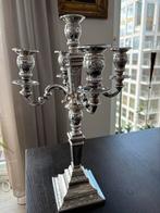Elegante zilveren kandelaar - 45 cm hoog, Ophalen of Verzenden, Zilver