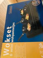 Wok pannentjes, Ophalen of Verzenden, Zo goed als nieuw, 4 t/m 7 personen