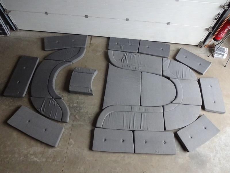 Kussenset grijs 21 delig Aquatico Retro 650, Watersport en Boten, Accessoires en Onderhoud, Zo goed als nieuw, Ophalen