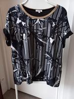 Shirt maat XL Miss Etam, zwart met gouddraad, Kleding | Dames, T-shirts, Zwart, Maat 46/48 (XL) of groter, Ophalen of Verzenden