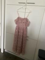 Prachtige poederroze jurk met kant H&M - maat 38/M - nieuw, Maat 38/40 (M), H&M, Nieuw, Ophalen of Verzenden