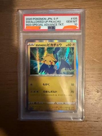 Swallowed up pikachu psa 10 beschikbaar voor biedingen