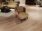 Fauteuil in velourse stof okergeel, Ophalen, Nieuw, Minder dan 10 m²