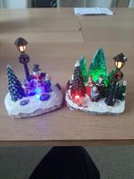 2x kerstdorp miniatuur sets, Ophalen of Verzenden