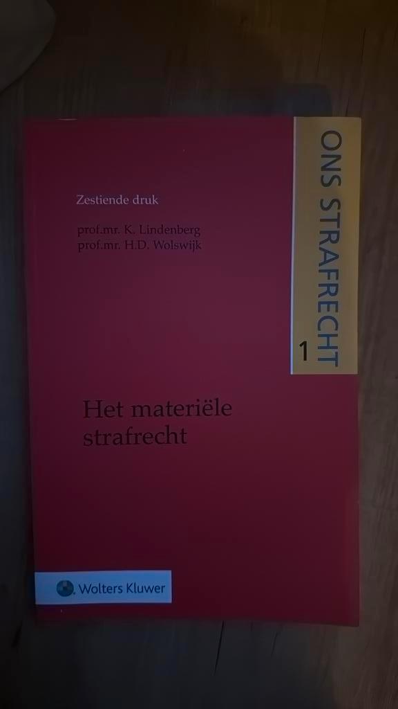 H.D. Wolswijk - Het materiële strafrecht, Boeken, Wetenschap, Zo goed als nieuw, Natuurwetenschap, Ophalen of Verzenden