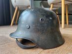 Duitse helm M35 camouflage, Ophalen of Verzenden, Landmacht, Duitsland, Helm of Baret