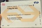 Ov chipkaart (Dagkaart), Tickets en Kaartjes, Drie personen of meer, Trein, Algemeen kaartje