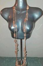 Manouk - lange ketting met glaskralen, Overige materialen, Verstelbaar, Overige kleuren, Verzenden