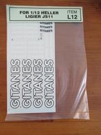 Gitanes decals for Ligier JS11  (F1 Specialties 1/12), Hobby en Vrije tijd, Modelbouw | Auto's en Voertuigen, Overige merken, Auto
