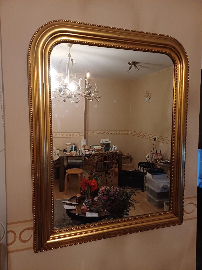 Wandspiegel, Ophalen, Gebruikt, 100 tot 150 cm, 75 tot 100 cm