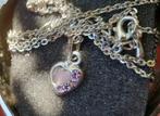 Oude mooi ketting met Kettinghanger, Verzenden, Zilver, Overige materialen
