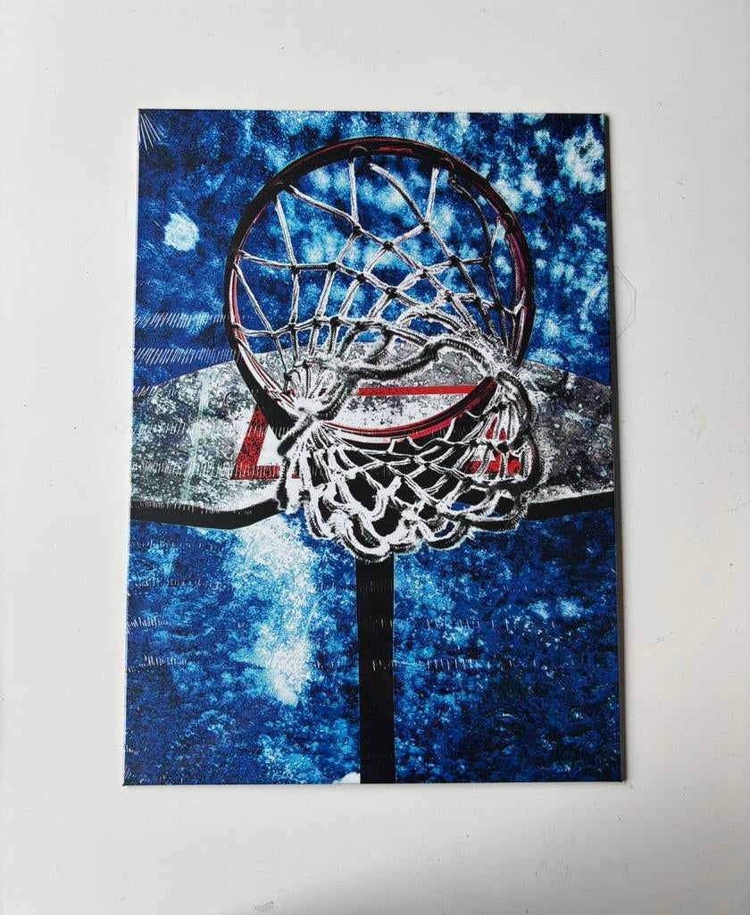 Nieuwe Displate Metalen Basketball Poster | 45cm x 32cm, Verzamelen, Posters, Rechthoekig Staand, Nieuw, Ophalen of Verzenden