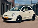 Fiat 500 Lounge Parelmoer Automaat / Panoramadak/Airco/NAP, Auto's, Origineel Nederlands, Te koop, Beige, Benzine