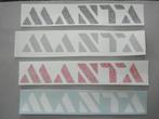 Manta stickers GSi , GT/E , Manta en frontlogo, Auto-onderdelen, Nieuw, Opel, Ophalen of Verzenden, Bumper