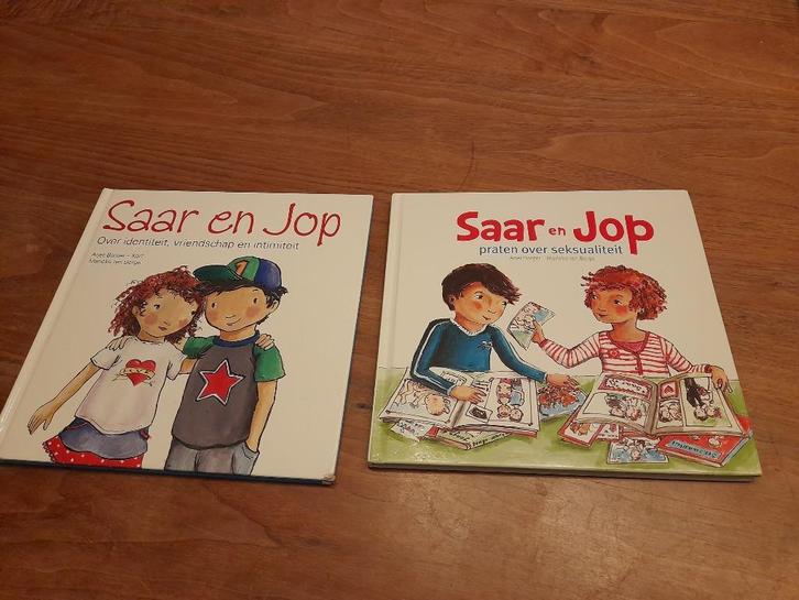 Saar en Jop - 2 boeken Arjet Borger en Marieke ten Berge, Boeken, Kinderboeken | Kleuters, Gelezen, Ophalen of Verzenden