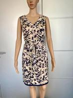 G205 InWear maat XS=34 jurk beige/blauw, Kleding | Dames, Jurken, Beige, Ophalen of Verzenden, Zo goed als nieuw, Knielengte