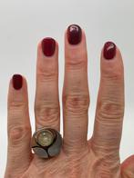 C133 Prachtige zilveren Karl Laine Finland ring, Sieraden, Tassen en Uiterlijk, Ringen, Met kristal, Ophalen of Verzenden, X, Dame