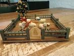 ANTIEK PARADIJSTUINTJE VOOR VERENBOOMPJE OF SCHAAPJES, Diversen, Kerst, Ophalen of Verzenden, Gebruikt