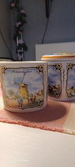 Delfts Poly Handgeschilderde Potten, Antiek en Kunst, Ophalen of Verzenden