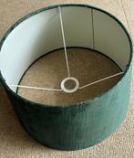 Lampenkap, velvet velours donker groen, Rond, Ophalen of Verzenden, Zo goed als nieuw, Minder dan 25 cm