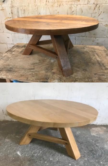 Salontafel tafel schuren (kleuren) lakken en restauratie, Huis en Inrichting, Tafels | Salontafels, Nieuw, Minder dan 50 cm, 50 tot 100 cm