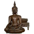 Oud Thais bronzen Boeddhabeeld LOT 184, Ophalen of Verzenden, Gebruikt