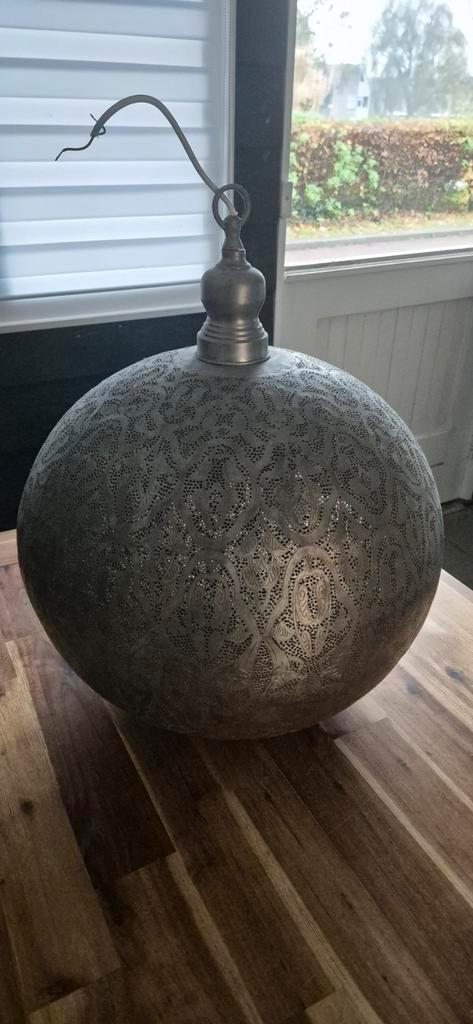 Zenza Lamp - Oosterse Sfeer, Huis en Inrichting, Lampen | Hanglampen, Zo goed als nieuw, 50 tot 75 cm, Metaal, Ophalen