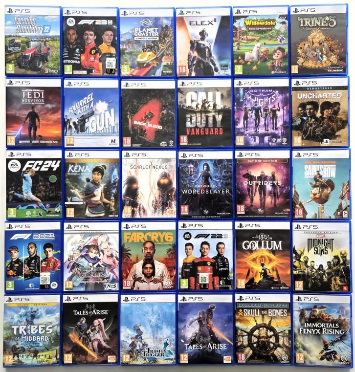 Ruime voorraad Playstation 5 games, Spelcomputers en Games, Games | Sony PlayStation 5, Zo goed als nieuw, Ophalen of Verzenden