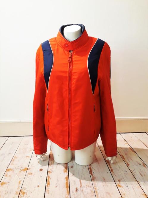 Jas rood ski jack Vintage Retro, Kleding | Dames, Wintersportkleding, Gedragen, Jack, Maat 38/40 (M), Ophalen of Verzenden