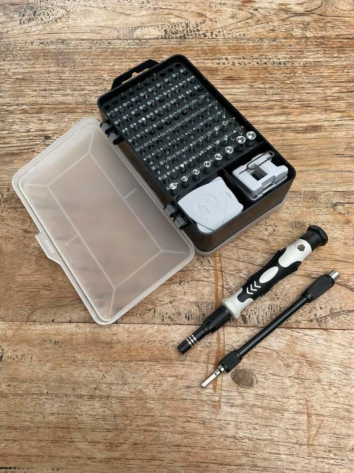 115 in 1 Precisie Schroevendraaierset Magnetisch - Bitset, Doe-het-zelf en Verbouw, Gereedschap | Handgereedschap, Nieuw, Verzenden