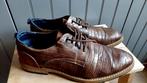 Venice leren veterschoenen in maat 43.Zgan!, Bruin, Verzenden, Zo goed als nieuw, Venice