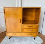 Vintage schoolkast kastje ladekast retro, Ophalen, Zo goed als nieuw, Minder dan 50 cm, Minder dan 90 cm