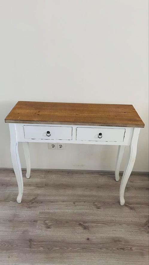 Side table, stijl: landelijk, Huis en Inrichting, Tafels | Sidetables, Zo goed als nieuw, 25 tot 50 cm, 200 cm of meer, Rechthoekig