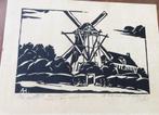 Afdruk van de Witte Molen te Sint-Niklaas, 1936, Ophalen of Verzenden
