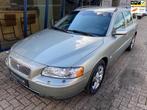 Volvo V70 2.4 Kinetic Automaat / Youngtimer, Auto's, Gebruikt, Zwart, Traction-control, Leder en Stof