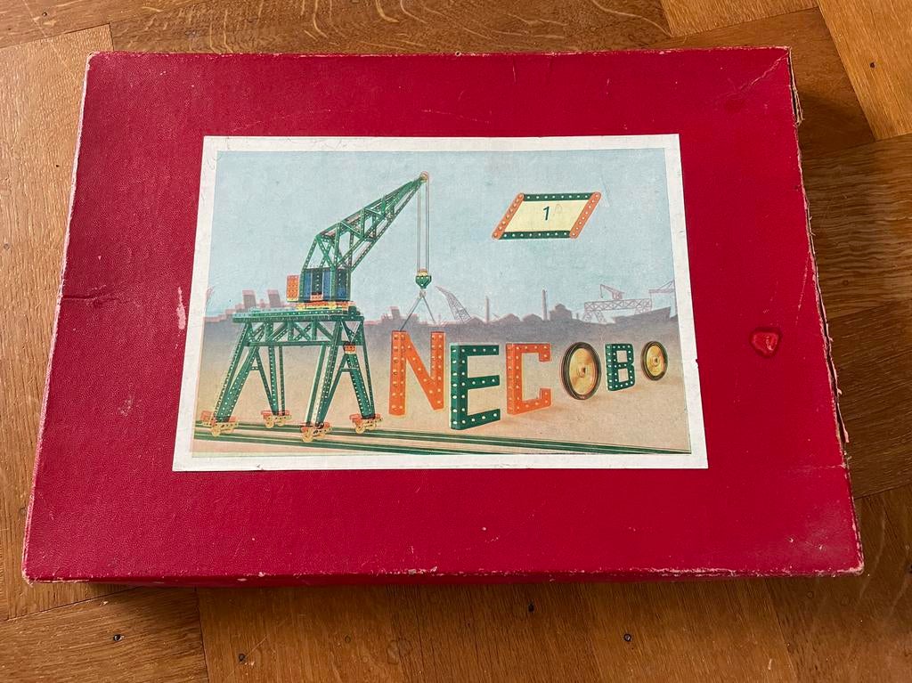 Necobo vintage speelgoed bouwdoos deel 1, Verzamelen, Speelgoed, Ophalen of Verzenden, Gebruikt