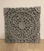 PTMD grijs houten wandornament (60 x 60 cm), Zo goed als nieuw, Ophalen
