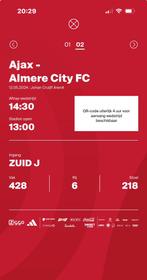 Kaartje Ajax-Almere City, Mei, Seizoenskaart, Eén persoon