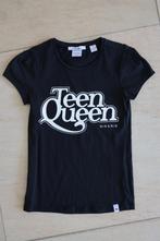 Nieuwstaat Nik & Nik shirt zwart Teen Queen tiener 128, Meisje, Nik&Nik, Ophalen of Verzenden, Zo goed als nieuw