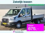 Ford Transit 170pk Automaat Dubbel Cabine 3500kg Trekhaak Op, Auto's, Automaat, Stof, 1995 cc, 4 cilinders