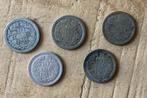 10 cent 1916 - 1921 Wilhelmina ( hermelijnen mantel ), Setje, Zilver, Koningin Wilhelmina, 10 cent