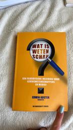 Edwin Koster - Wat is wetenschap?, Boeken, Edwin Koster, Ophalen of Verzenden, Zo goed als nieuw
