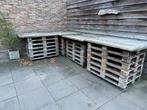 Tafel pallet onderstel 4 stuks verrijdbaar, Huis en Inrichting, Tafels | Statafels, Ophalen, Gebruikt