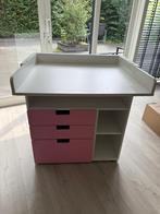 Ikea Stuva commode met witte of roze frontjes, Ophalen, 70 cm of meer, Zo goed als nieuw, 75 tot 100 cm