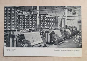 037) ANSICHTKAART SPINNERIJ ( SCHEERRAMEN) TWENTHE ca.1900 beschikbaar voor biedingen
