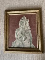 DE KUS VAN RODIN geborduurd Wiehler Gobelin, Ophalen