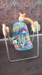 Fisher-Price schommelstoel babyswing, 5 standen, 10 liedjes, Ophalen, Zo goed als nieuw, Stoel(en)