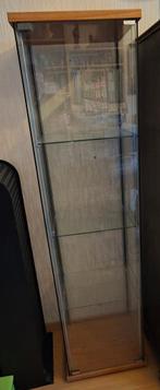 Vitrinekast (Ikea?), Huis en Inrichting, Kasten | Vitrinekasten, Ophalen, Minder dan 50 cm, Zo goed als nieuw, 150 tot 200 cm