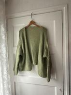 Mooi lichtgroen wollen oversized vest maat XL 44 46, Groen, Maat 42/44 (L), Ophalen of Verzenden, Zo goed als nieuw