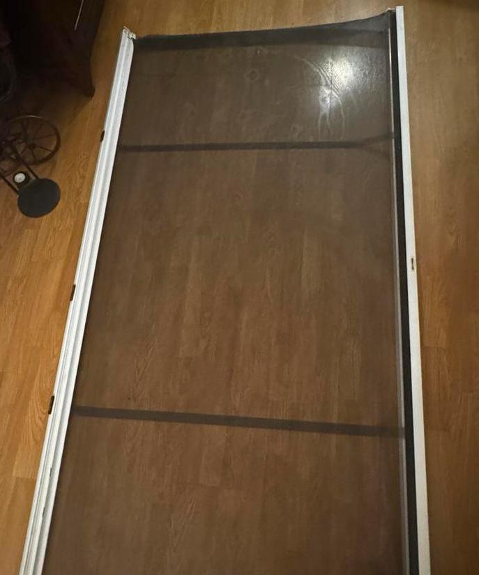 Rol hordeur - 215 x 80-100cm, Doe-het-zelf en Verbouw, Deuren en Horren, Gebruikt, Hordeur, 215 cm of meer, 80 tot 100 cm, Metaal